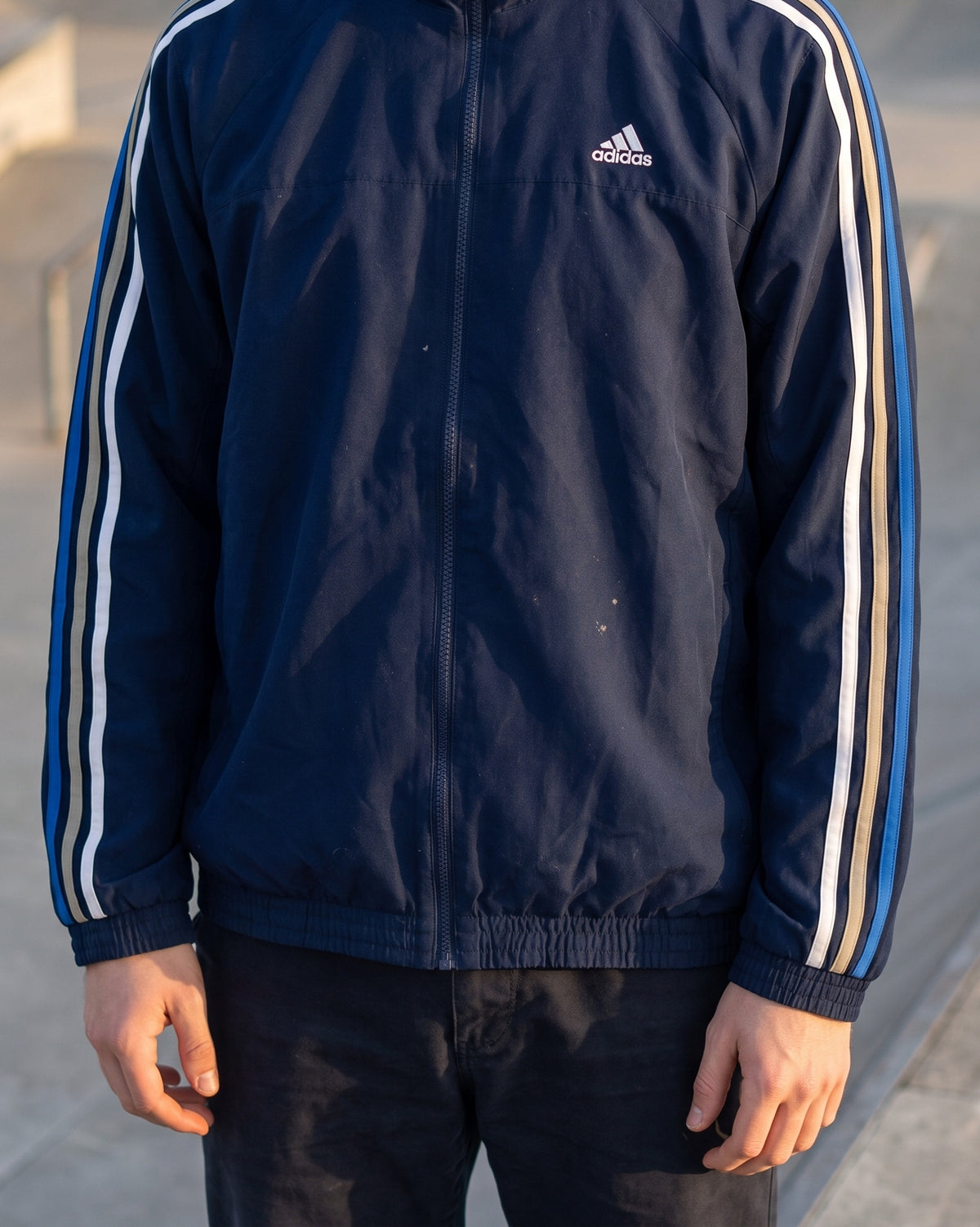 Adidas Climalite Track Jacket — ricostruzione: indossato
