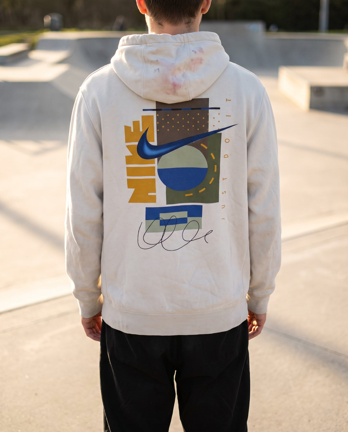 Nike Club Hoodie — ricostruzione: indossato